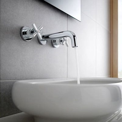 Pop Up Roca Roca Loft Chrome Deck Mounted Basin Mixer & Pop-Up Waste 3TH - Shop ...