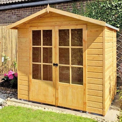 Lumley Shiplap 7ft x 5ft Summerhouse - Shire Summerhouse
