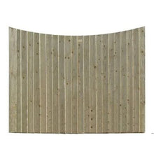 Load image into Gallery viewer, Concave Top Featherboard Fence Panel (Jakcured) - All Sizes 
