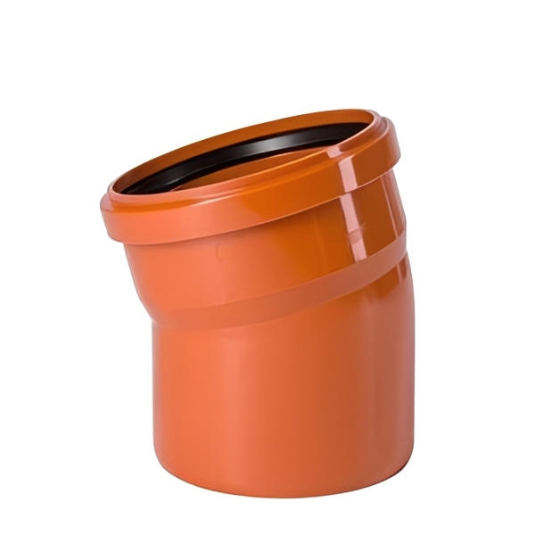 110mm Single Socket 15º Bend