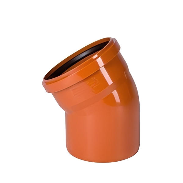 110mm Single Socket 30º Bend