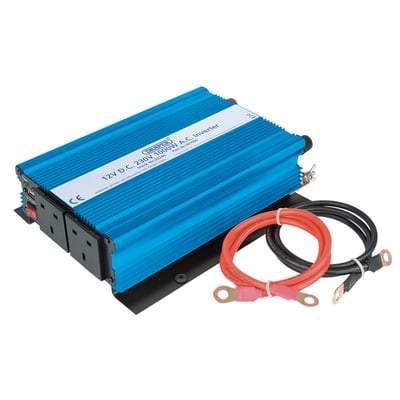 Draper 12V DC-AC Inverter - 1000W - Draper