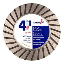 Load image into Gallery viewer, CG750 Cutting &amp; Grinding Blade - All Sizes - Marcrist Tools &amp; Workwear

