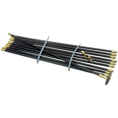 Draper Polypropylene Drain Rod Set - 9m - (12 Piece) - Draper