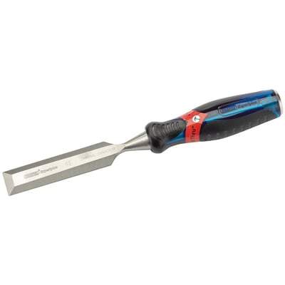 Draper Soft Grip Pound Thru Bevel Edge Wood Chisel - 25mm x140mm - Draper