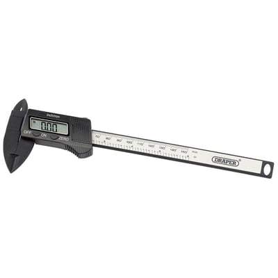 Draper Carbon Fibre Digital Caliper Gauge - 150mm or 6