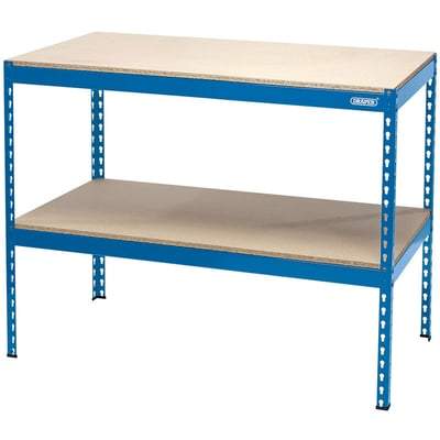 Draper Steel Workbench - 1200mm x  600mm x 900mm - Draper