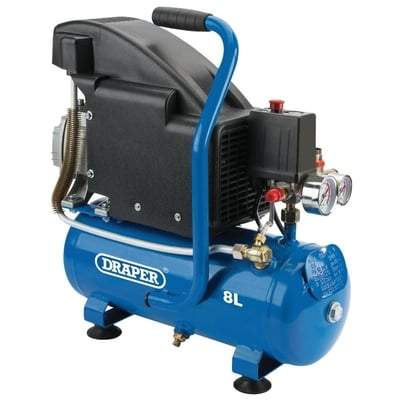 Draper Air Compressor - 8L - 0.75kW - Draper