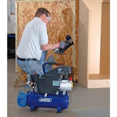 Draper Air Compressor - 8L - 0.75kW - Draper