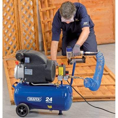 Draper Air Compressor - 8L - 0.75kW - Draper