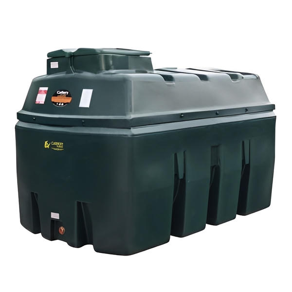 Bunded Oil Tank Green - 2500 Litre
