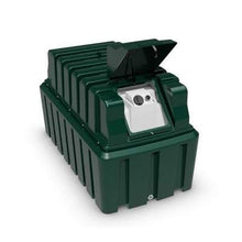 Load image into Gallery viewer, Bunded Oil Tank Vertical - Green 2500 Litre - Davant Tanks
