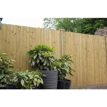 Load image into Gallery viewer, Level Top Featherboard Fence Panel  (Jakcured) - All Sizes - Jacksons Fencing
