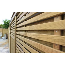 Load image into Gallery viewer, Frameless Venetian Hit and Miss Fence Panel - All Sizes - Jacksons Fencing
