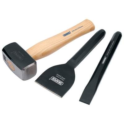 Draper Builders Kit With Hickory Handle - (3 Piece) - Draper
