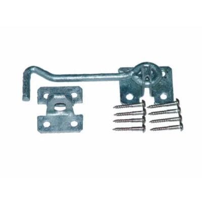 Galvanised Cabin Hook incl Bolts and Screws - Jacksons Fencing