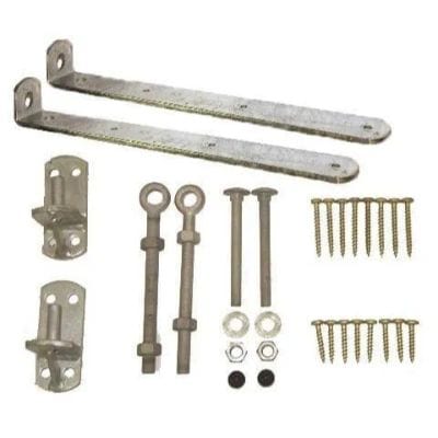 Galvanised Adjustable Hook and Band Hinges - Set of 2 - Jacksons Fencing