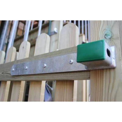 Galvanised Adjustable Hook and Band Hinges x 700mm (Set of 2) - Jacksons Fencing