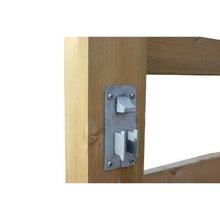 Load image into Gallery viewer, Galvanised Heavy Drop Bolt with Staple Brackets incl Bolts and Screws - Jacksons Fencing

