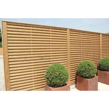 Load image into Gallery viewer, Frameless Venetian Hit and Miss Fence Panel - All Sizes - Jacksons Fencing
