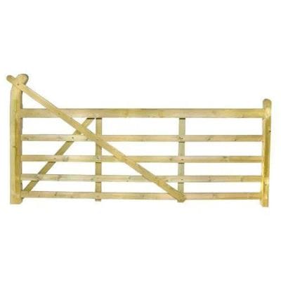 Softwod Entrance Gate (Left Hand Hanging) x 3m - Jacksons Fencing