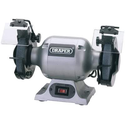 Draper 230V Heavy Duty Bench Grinder - 150mm - 370W - Draper