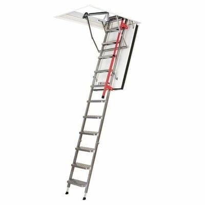 Fakro LMK Komfort Metal Loft Ladder (3 Section) - Buy Now - Build4less.co.uk