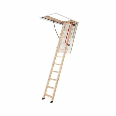 Fakro LWZ Economy Plus Wooden Loft Ladder (3 Section) - Fakro