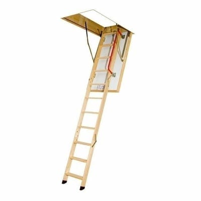 Fakro LTK Highly Insulated Wooden Loft Ladder (3 Section) - All Sizes - Build4less.co.uk