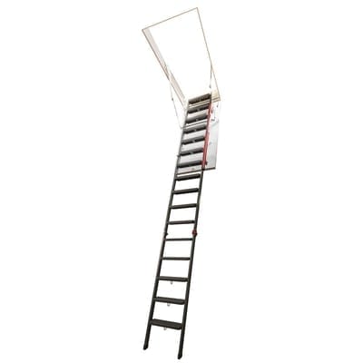 Fakro LMP High Ceiling Metal Folding Loft Ladder - All Sizes - Fakro