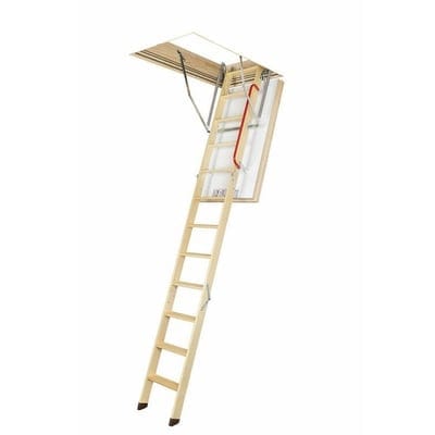 LWT Energy Efficient Wooden Loft ladder - All Sizes - Fakro