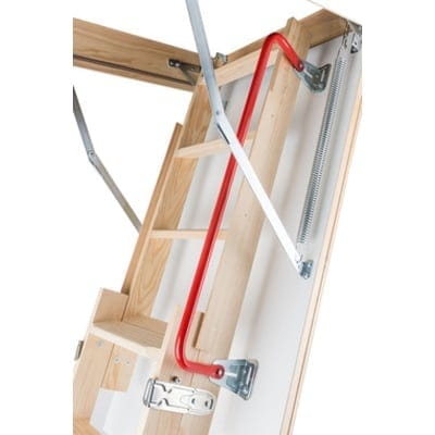 Fakro LXH 75/16 (For LDK Sliding Loft Ladder) Red Handrail - Fakro