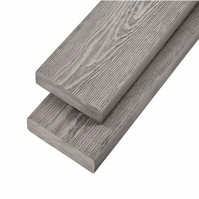 Cladco Capstock PVC-ASA Premium Woodgrain Effect Decking Board 200mm x 32mm x 3.6m - All Colours - Cladco