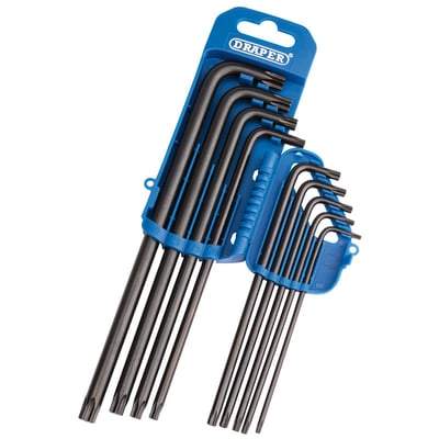 Draper TX-Star Extra Long Key Set - (9 Piece) - Draper