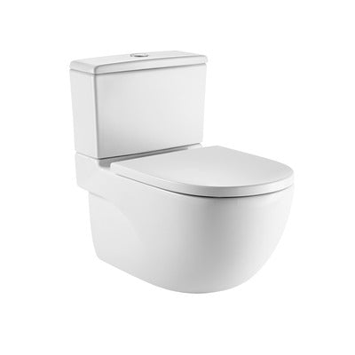 Meridian-N Comfort Height Close Coupled Toilet Pan - Roca