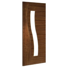 Load image into Gallery viewer, Cadiz Prefinished Walnut Glazed Internal Door - All Sizes - Deanta
