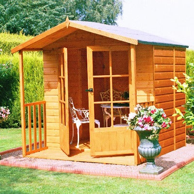 Alnwick Shiplap 7ft x 7ft Summerhouse - Shire Summerhouse