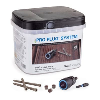 Trex Starborn ProPlug System (350 Screws and 350 Plugs per Tub) - All Colours - Trex