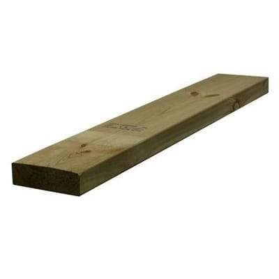 47mm x 150mm (6"x2") Untreated C24 Carcassing Timber - 4.8m (16ft) - Build4less Timber