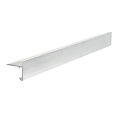 AF2 Aluminium Roof Edge Trim Mill Finish 45mm x 45mm x 3m