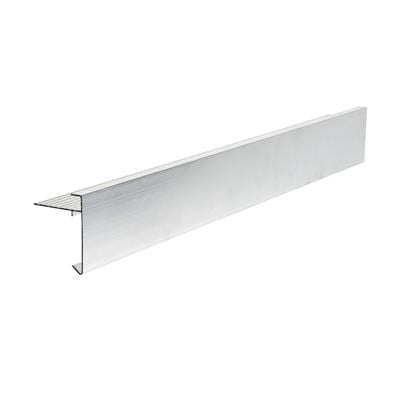 AF3/ AF3L Aluminium Roof Edge Trim Mill Finish  - Full Range - Ryno Outdoor & Garden