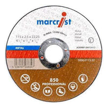 Load image into Gallery viewer, 850 Flat Metal Cutting Disc (Box of 25) - All Sizes - Marcrist Tools &amp; Workwear
