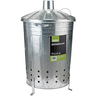 Draper Galvanised Garden Incinerator - 85L - Draper