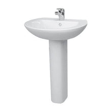 Load image into Gallery viewer, Vetta 550mm Basin and Pedestal Pack - Aqua
