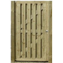 Load image into Gallery viewer, Vertical Hit and Miss Gate incl Posts and Fittings - 1.75m x 1m - Jacksons Fencing
