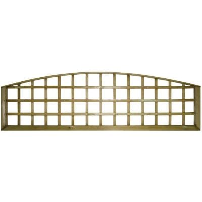 Convex Trellis - Fence Panel Topper - 0.56m x 1.83m - Jacksons Fencing