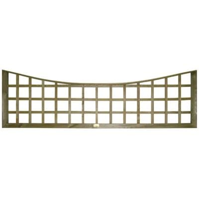 Concave Trellis - Fence Panel Topper - 0.56m x 1.83m - Jacksons Fencing