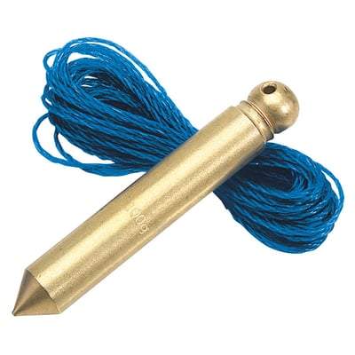 Plumb Bob With 5M (Approx ) Nylon Line - Draper Tools and Workwear