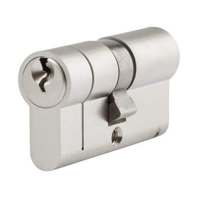 Matt Satin Euro Double Cylinder - 70mm x 35/35mm - Sparka Uk Doors