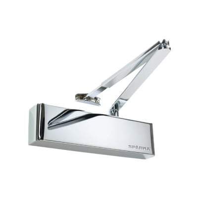 S-30 Polished Nickel Plated Overhead Door Closer with Cover, Delayed Action and Back Check Valve S-30 Overhead Door Closer with Cover, Delayed Action and Back Check Valve - All Finish - Sparka Uk